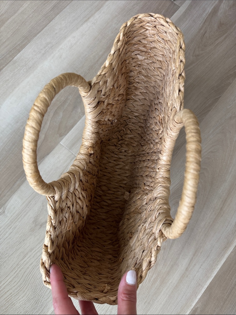 Woven Straw Beachy Summer Bag/Purse - Picture 3 of 6